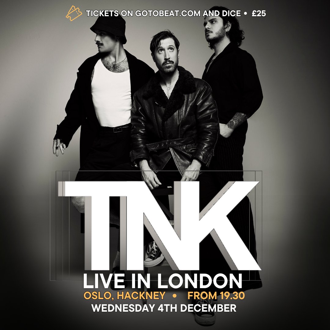 Turkish alt-rockers <a href="/tnkband/">TNK</a> are joining us at Oslo this December 🙌

📅 Wednesday 04 December 2024
🎟️ Tickets on sale now at alttickets.com/tnk-tickets
