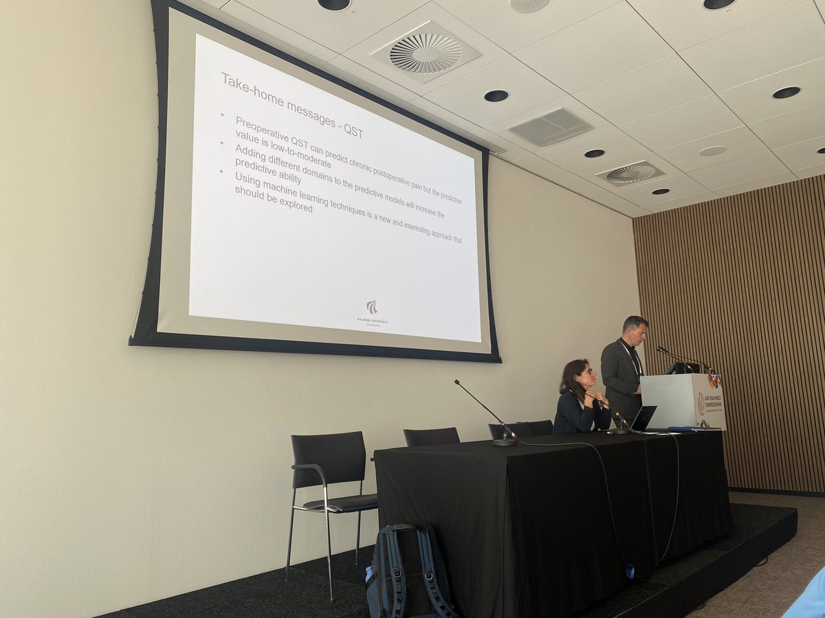 Another full session by the Acute Pain Special Interest Group. Great talks on how to predict acute to #chronicpain with #genetics and #quantitative sensory testing <a href="/ApsigI/">APSIG_IASP</a> <a href="/IASPpain/">IASP</a> #WC2024