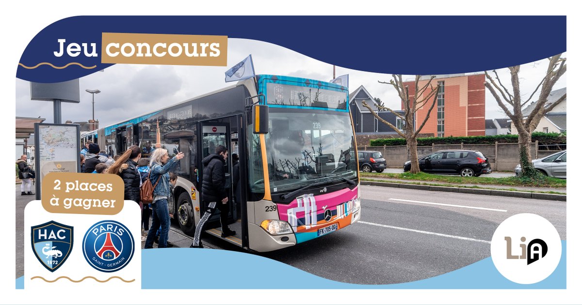 LIA_LeHavre's tweet photo. ⚽ Vendredi 16 août, le @HAC_foot affronte le @PSG_inside !

Tentez de remporter 2 places pour assister au match 🔥

Pour participer :
- Liker le post et @LIA_LeHavre ❤️
- RT 🔃
- Citer votre joueur du HAC préféré 💙

TAS le 09/08/2024 ! Allez le #HAC 💪 https://t.co/TsiMHhmd7K