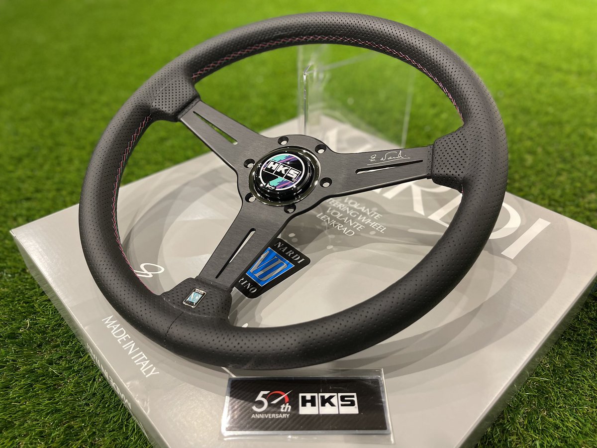 ナルホド 数量限定商品✨当店に在庫ございます‼️ 'HKS 50th STEEARING WHEEL
