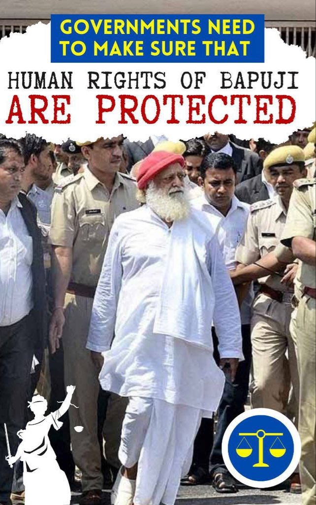 #HumanRightsAbuse 
Sant Shri Asharamji Bapu केस में संत श्री सत्संग कार्यक्रम में थे और और 50-60 व्यक्ति भी बैठे हुए थे। क्या वह सारे व्यक्ति झूठ बोल रहे हैं❓ जबकि सभी गवाह है संत श्री सत्संग कर रहे थे।
Justice For Bapuji