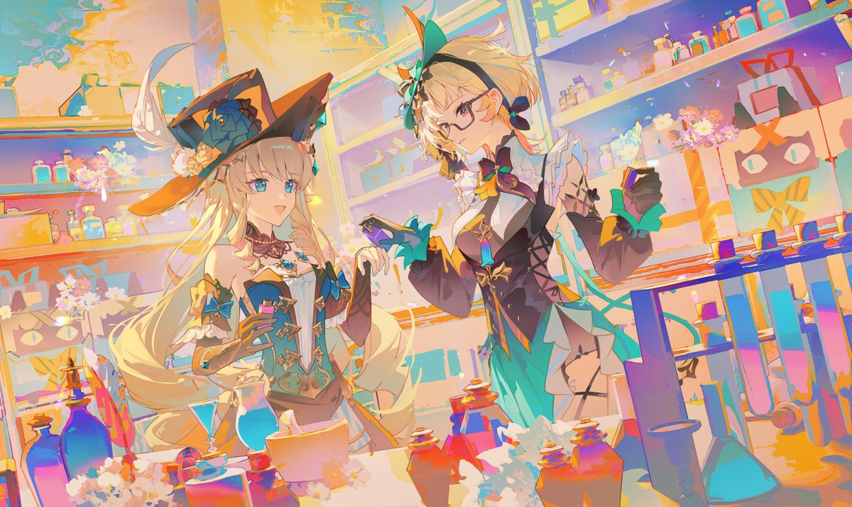 ayanon_iterator's tweet image. 🍸#GenshinImpact  #Navia  #Emilie