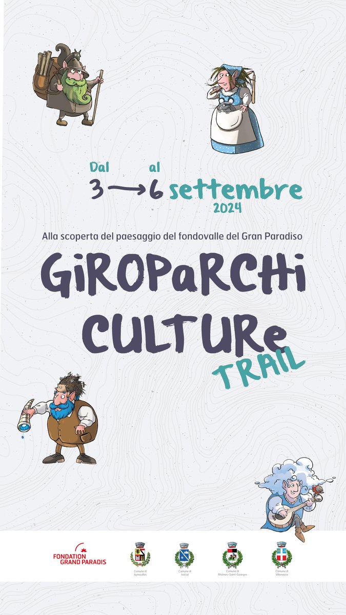FGrandParadis's tweet photo. 👧 ISCRIZIONI APERTE

Fino al 18/8, i bambini 9-11 anni possono iscriversi a #GiroparchiCultureTrail, il trekking in Inglese 🇬🇧 che li porterà sulle tracce dei monumenti, delle tradizioni e della natura del Gran Paradiso.

ℹ️ Info e iscrizioni su https://t.co/2PinpeLzWf https://t.co/P7GN4Ny9l6