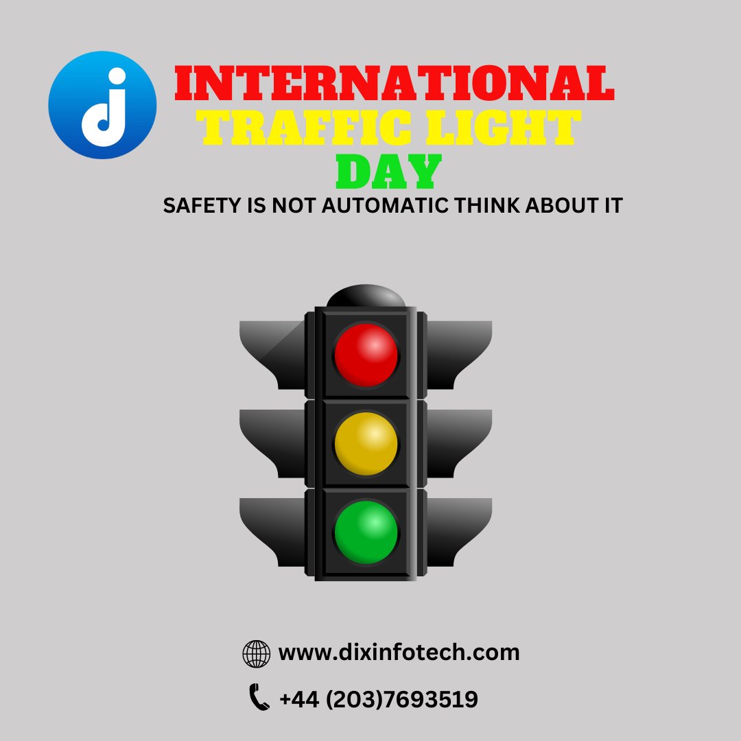 dixinfotech's tweet photo. 🚦 Happy International Traffic Light Day! 🚦 #trafficlightday  #RoadSafety  #Innovation  #StaySafe  #trafficlip  #UrbanRide  #trafficcenter https://t.co/4hkINt1QQq