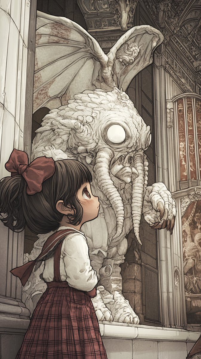 皆もおいでよ、大英博物館🇬🇧

#AIart