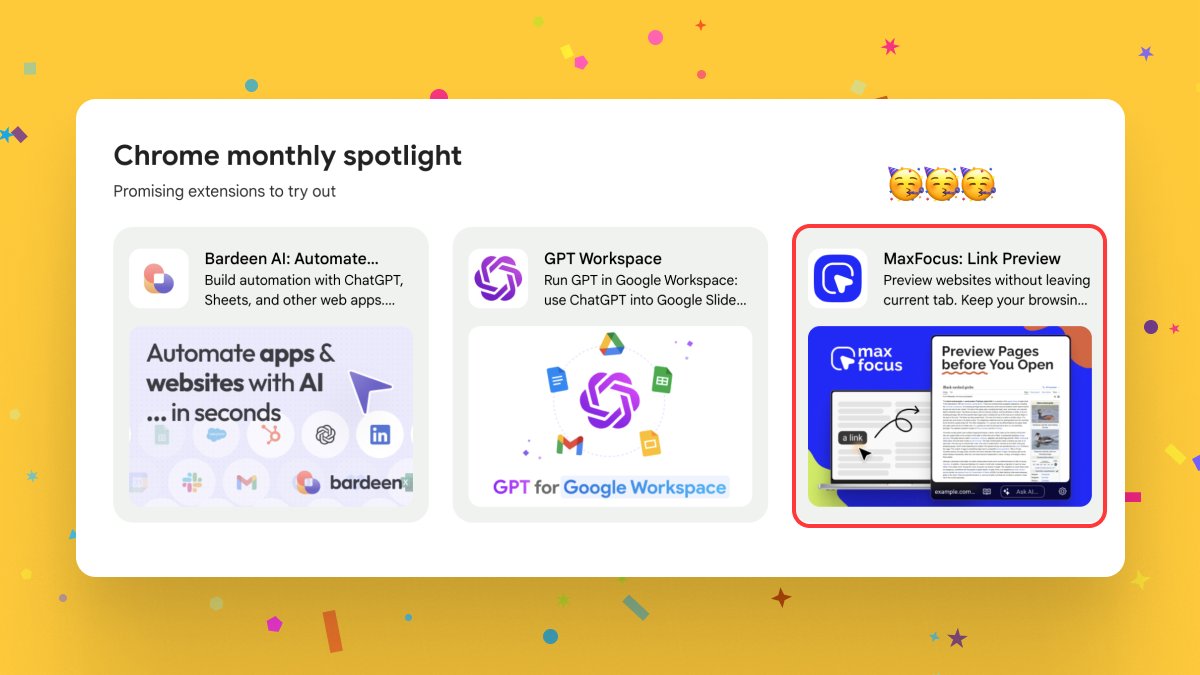 MaxFocus Extension tweet media