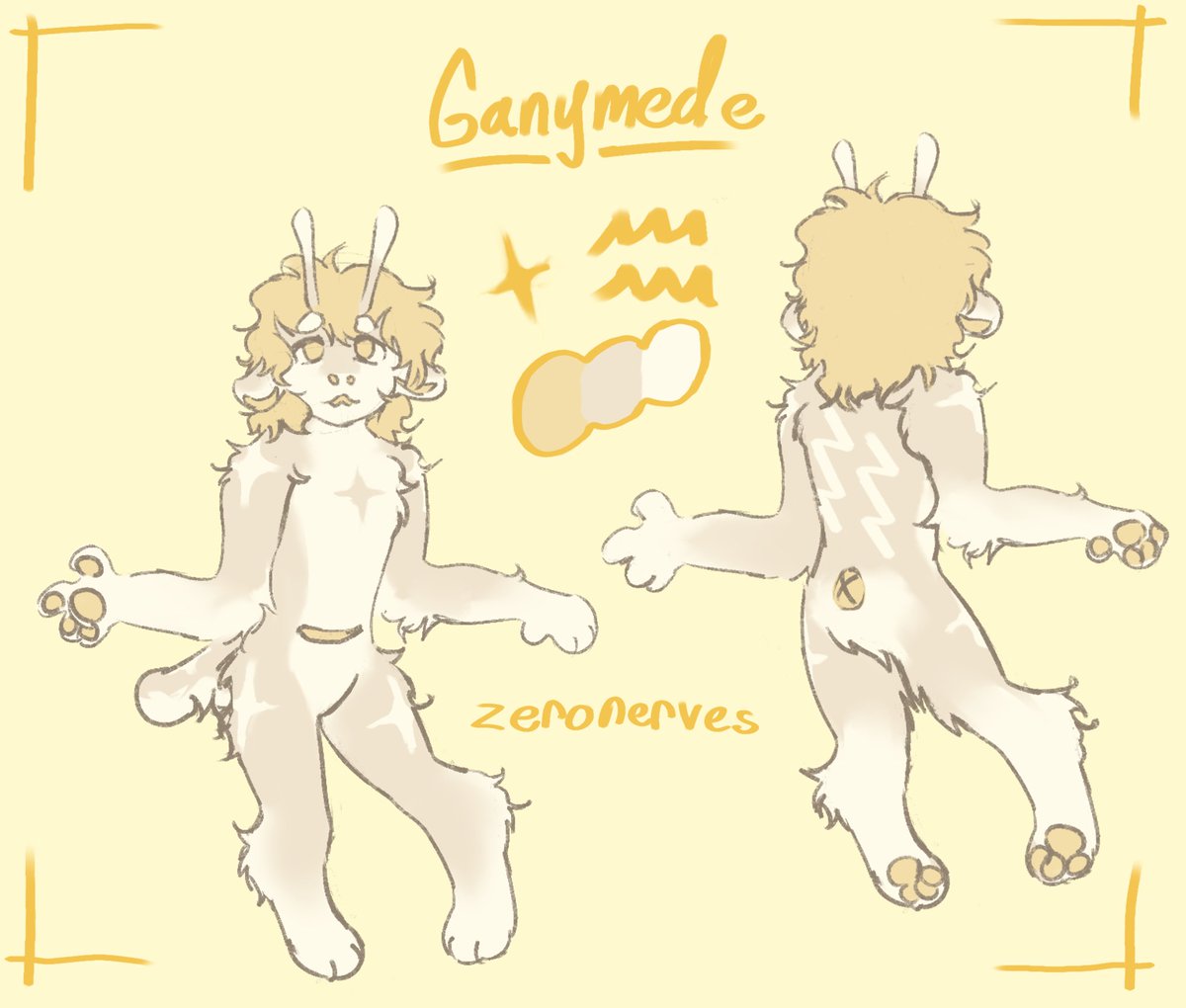 zer0nerves's tweet image. WIP design, will make a cleaner vers soon☀️
#furry #furryart #projectxero