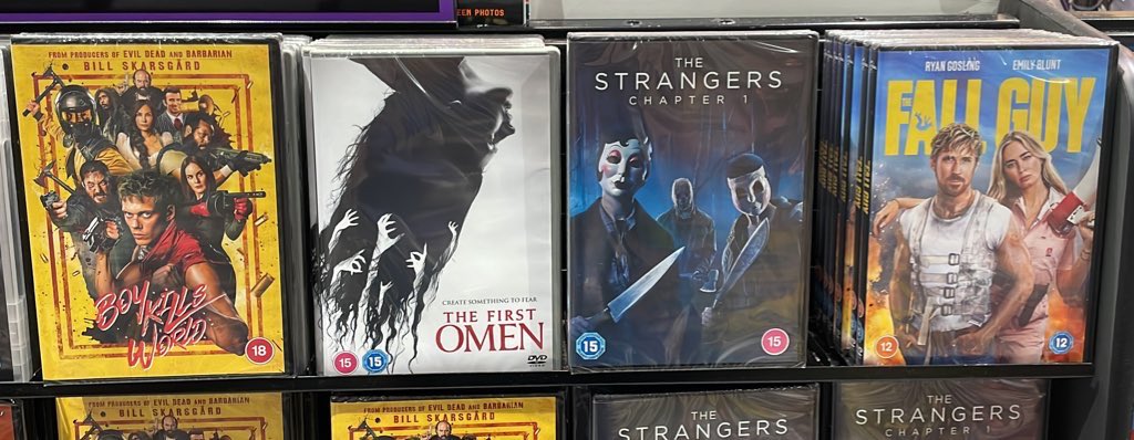 hmvEastKilbride's tweet image. We’ve some cracking new releases today and the weather is garbage, so why not pop in and treat yourself!
#hmvForTheFans
#thefirstomen
#fallguy