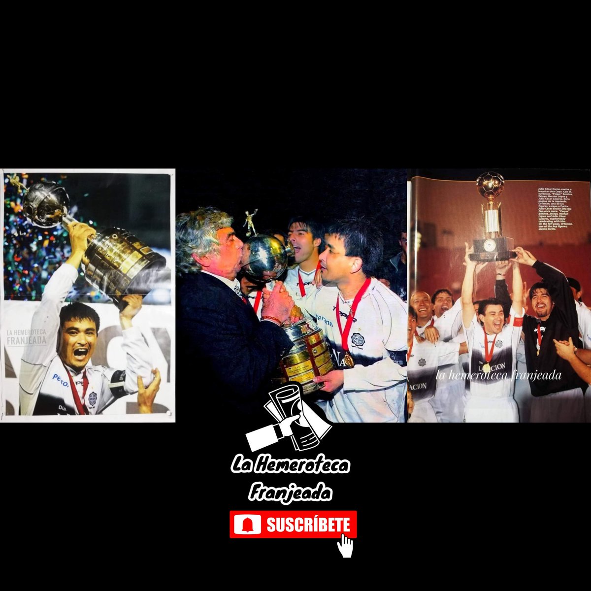 𝐒𝐀𝐋𝐔𝐃𝐎𝐒 𝐀𝐋 Ú𝐋𝐓𝐈𝐌𝐎 𝐆𝐑𝐀𝐍 𝐂𝐀𝐏𝐈𝐓Á𝐍 𝐃𝐄 𝐀𝐌É𝐑𝐈𝐂𝐀 

Hoy está de parabienes un "pequeño Gran Capitán" campeón de América en 2002.
Debutó en el OLIMPIA un 28 de julio del año 2001, disputó 121 partidos y marcó 10 goles.

Julio César Enciso, nacido un día