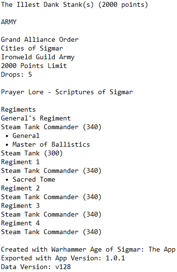 MumblezTV's tweet photo. You know you've written a good army list when you keep looking at it like a grandpa does out a window. https://t.co/iQFAS7M1HZ