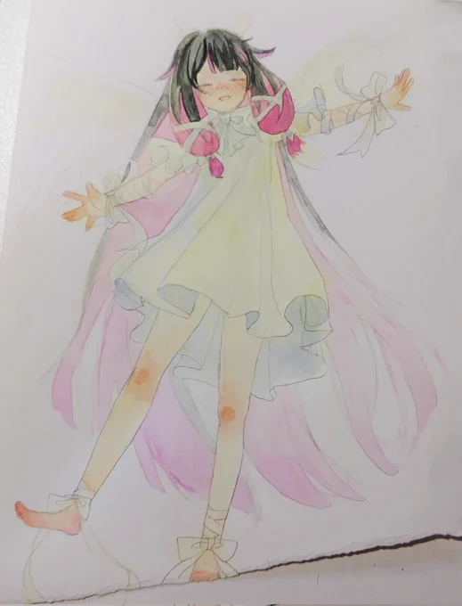 無垢な天使 #原神 #コロンビーナ