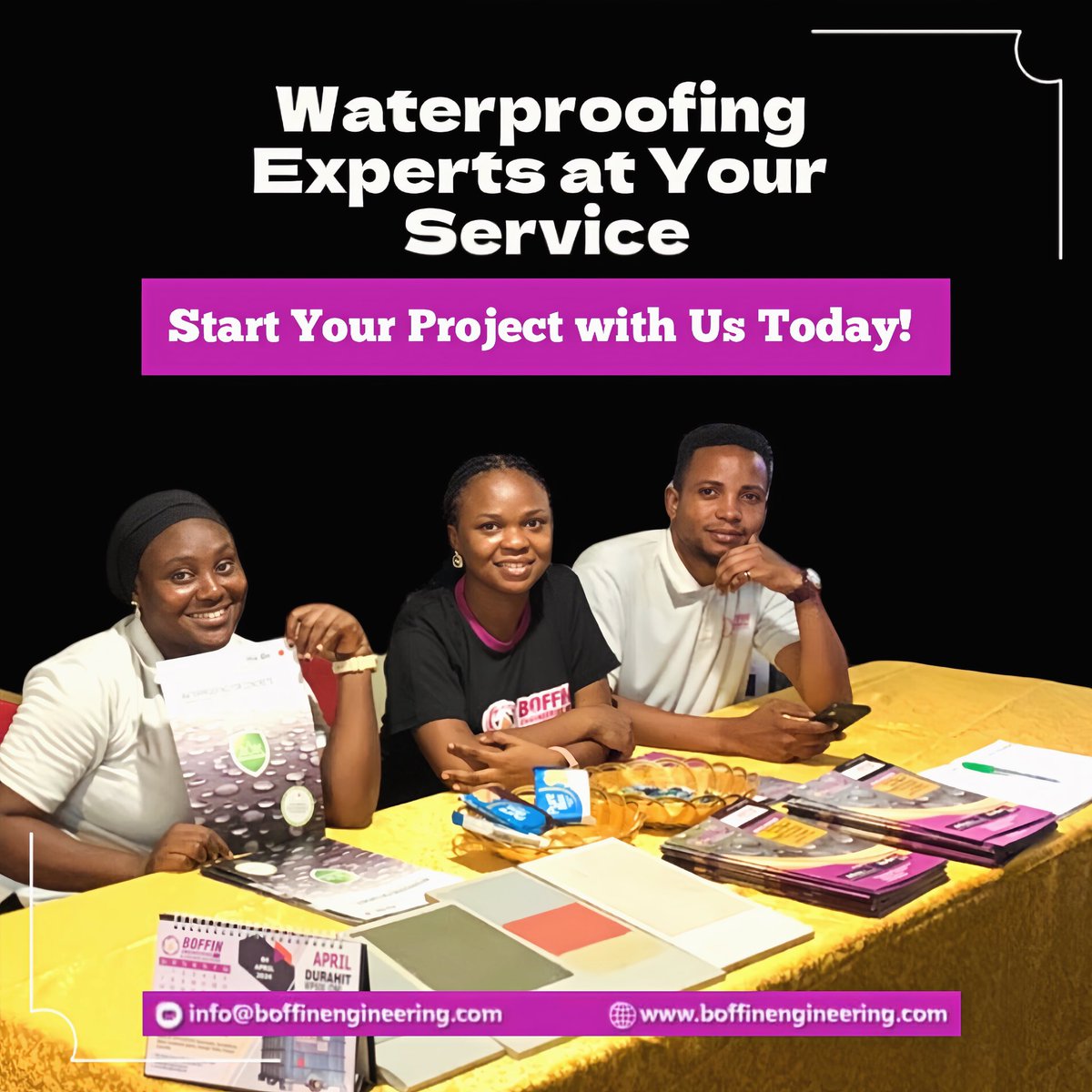 BoffinEngineer1's tweet photo. Waterproofing experts at your service! 🛠️ 

Start your project with us today and ensure a solid, leak-free structure for years to come.

📞 Contact us now to get started! 

#waterproofing #boffinengineering #waterproofingsolutions #engineeringexcellence #qualityconstruction https://t.co/Vss5LUWeHX