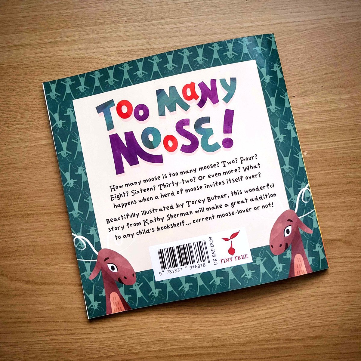 🔍 First Look: 'Too Many Moose' by Kathy Sherman &amp; <a href="/ToreyButner/">Torey Butner</a>

How many moose is too many moose? Two? Four? Eight? Sixteen? What happens when a herd of moose invites itself over?

Published August 15th. Pre-order today: amzn.to/3WmX42N
@toreybutner