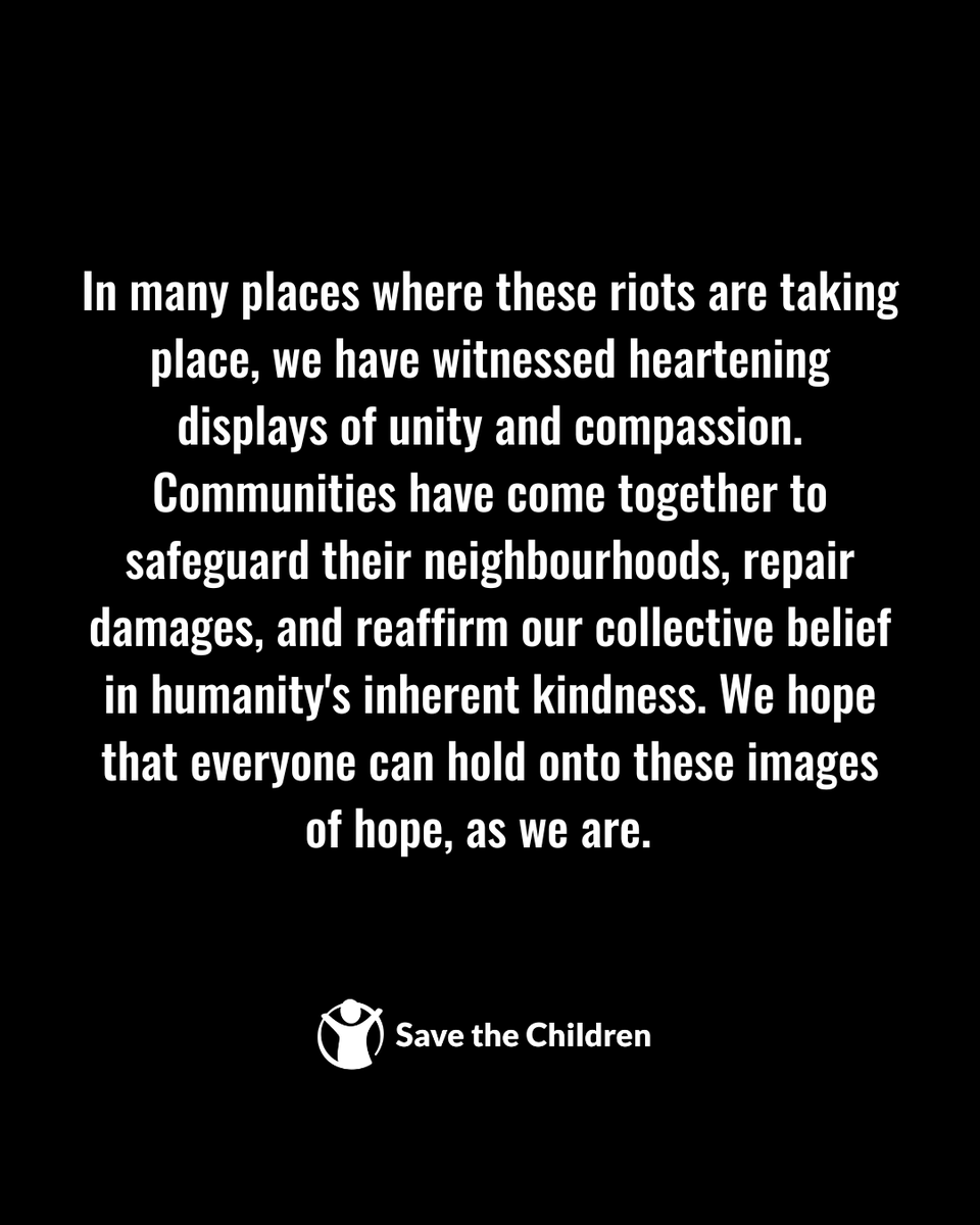 Our thoughts and solidarity are with Muslim communities and people of colour affected by the recent racist violence across the UK.
 
We stand against all forms of racism, and are committed to supporting those impacted and working towards a more inclusive and just society.