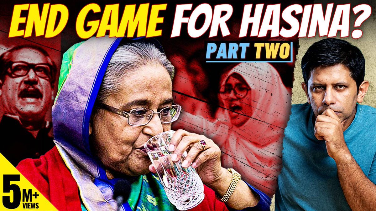 TheDeshBhakt's tweet photo. #SheikhHasina tried to make an opposition mukt Bangladesh 
#StudentProtest ensured that they got a #Hasina mukt Bangladesh 
It never ends well for dictators - never.
Question is - will the interim Govt take Bangladesh towards freedom & democracy .... or will bigoted & fundamentalist forces raise their ugly heads.
In solidarity with student protestors - who showed why dictators should always be scared of them.
https://t.co/On5HDIDp2W