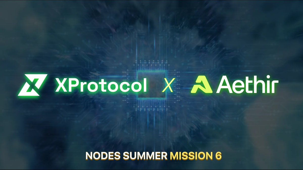 xprotocol_org's tweet image. 🚀 XPROTOCOL NODES SUMMER MISSION 6 - XPROTOCOL &amp;amp; AETHIR UNITE ☁️ 

🤝 We are Xcited to launch the @AethirCloud partnership campaign on @IntractCampaign

💥 Complete tasks to earn your XScore now: intract.io/quest/66a0e992…

NOTE: XScore converts to $KICK