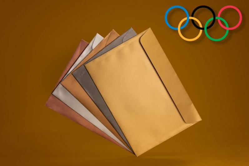 You don't have to be an athlete to experience Gold, Silver or Bronze when you have our metallic envelopes!

#OlympicGames #Olympics #GOLD #MedalMoments #envelope #packaging #Olympics2024Paris