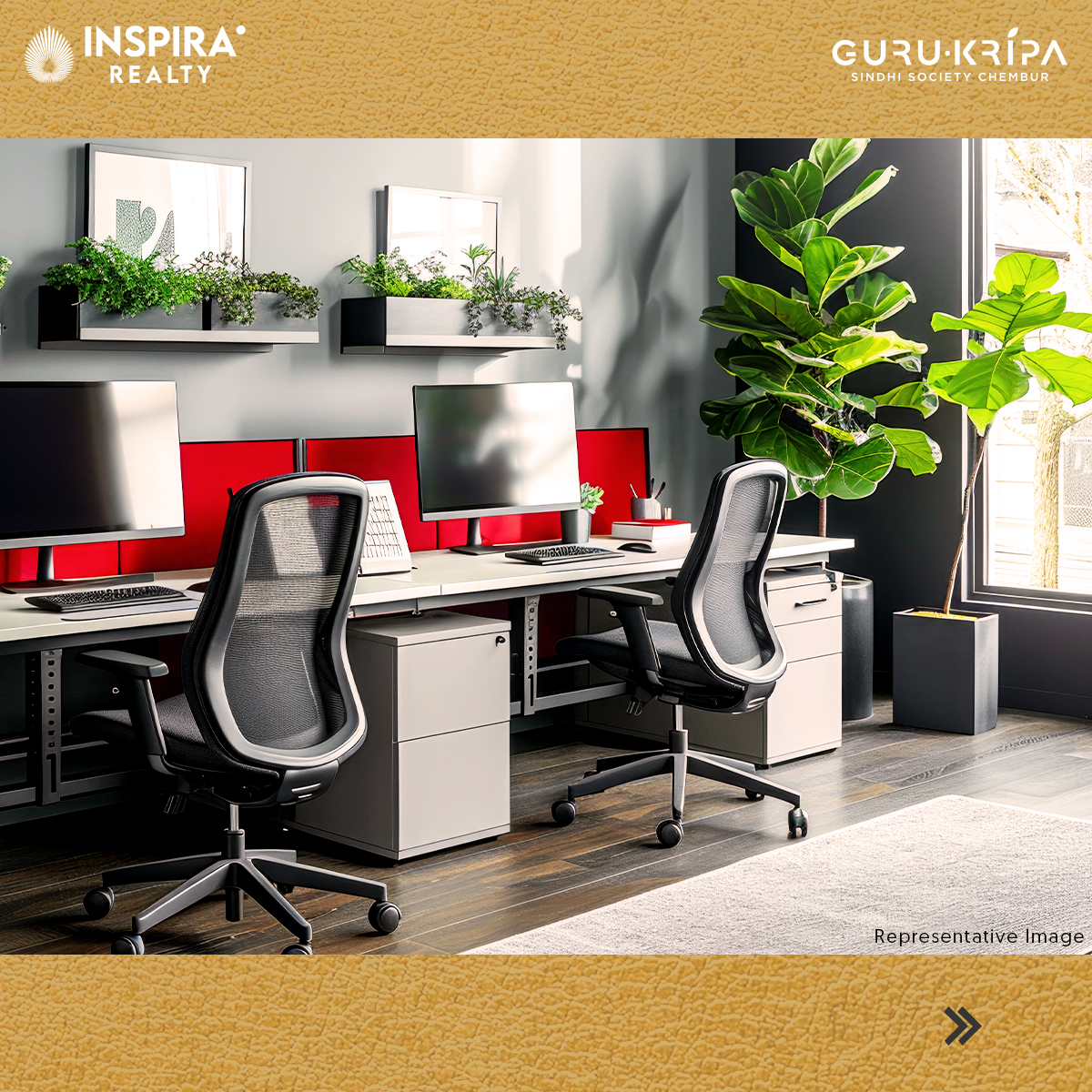 InspiraRealty's tweet photo. Fuel your productivity in a space designed for the ultimate workaholic. Discover the dedicated workstations at Gurukripa by Inspira Realty – where your workspace meets inspiration.
#InspiraRealty #Gurukripa #WorkSmart #UltimateWorkspace #DedicatedWorkspace #RealEstate #Chembur https://t.co/3oNqPyZbdy