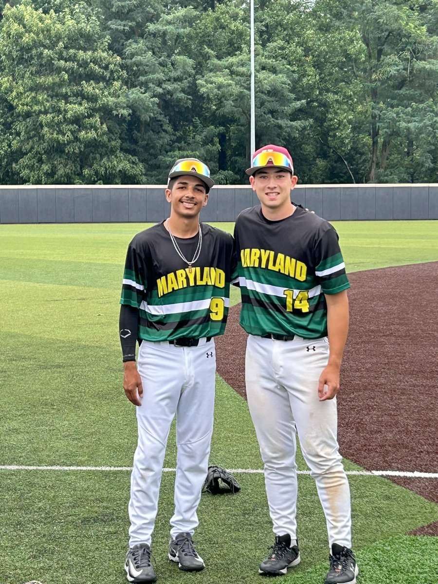 Yaxiel Rivera and Nathaniel Wilk were selected to represent Team Maryland at the 22nd Annual Crab Claw Classic. Go Hammond Bears and MA Dirtbags! <a href="/yaxriver3/">Yaxiel Rivera</a> <a href="/nwilk55/">Nathaniel Wilk</a> <a href="/HaHsathletics/">Hammond HS Athletics</a> <a href="/hahs_baseball/">Hammond Baseball</a> <a href="/DirtbagsMid/">Dirtbags Mid-Atlantic</a> <a href="/MidAtlanticCCC/">Crab Claw Classic</a>
