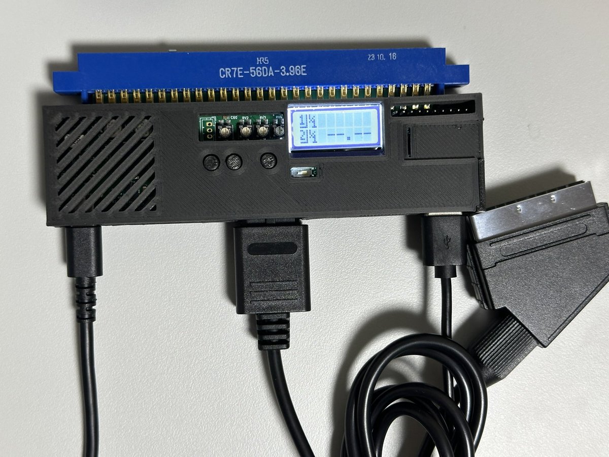 ponzu0147's tweet photo. Easy Arcade 2 ケースKPD Edition完成いたしましたー!コネクタの露出してるところはシリコンテープで絶縁しときたいかな。
#EasyArcade2 https://t.co/fugrWGfl1l