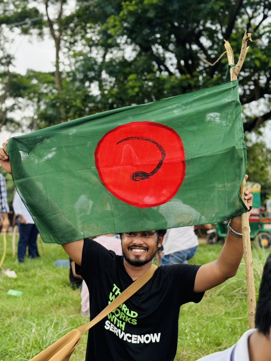 Alhamdulillah we’re free from the dictator Hasina.