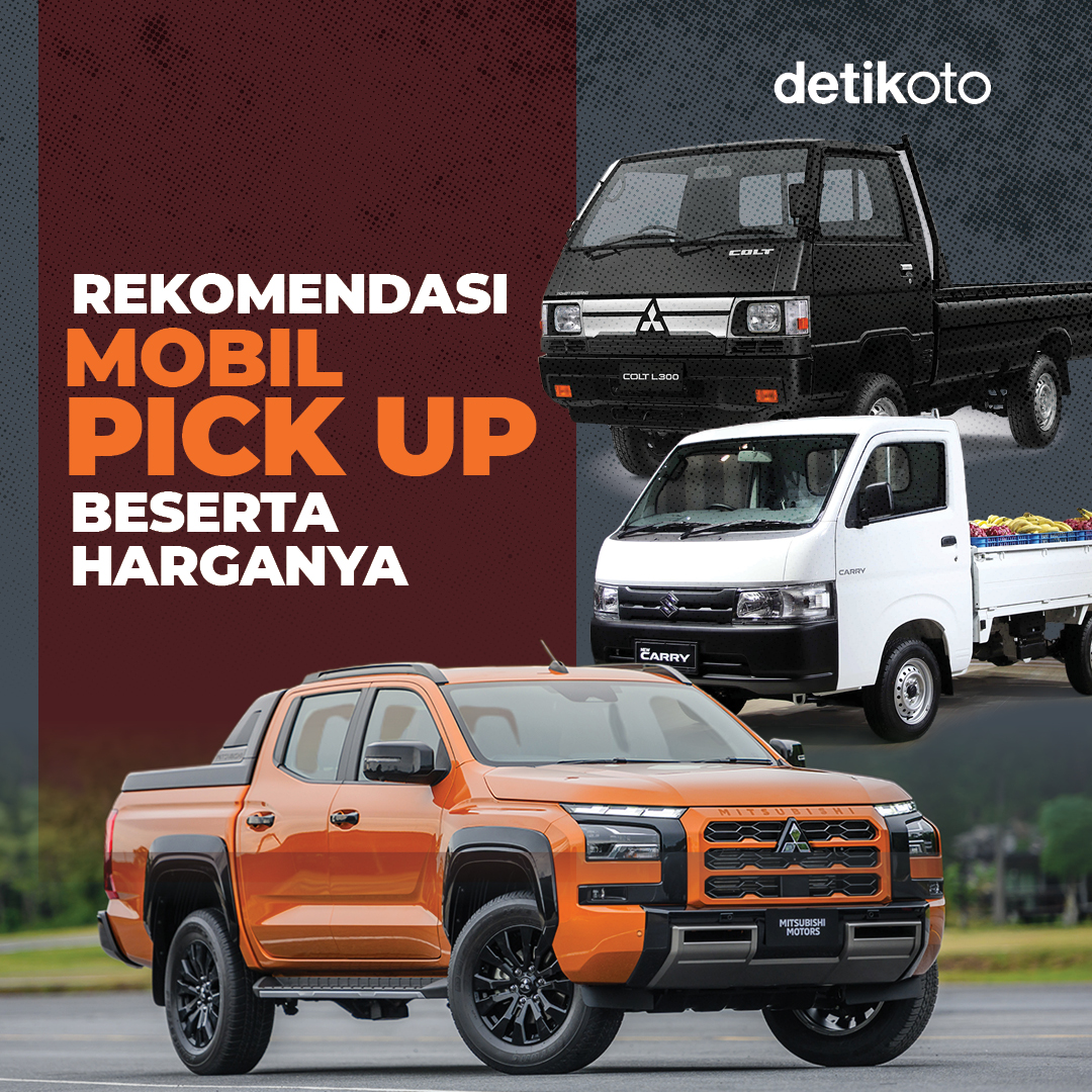detikoto's tweet photo. Tak hanya populer di kalangan pengusaha kecil dan menengah, mobil jenis ini juga digunakan pekerja konstruksi.⁣
⁣
Ini rekomendasi Mobil Pick Up beserta Harganya!⁣

>> https://t.co/jQsjYIScqQ
⁣
#detikoto #MobilPickUp #RekomendasiMobil https://t.co/vMDFvLjnHn