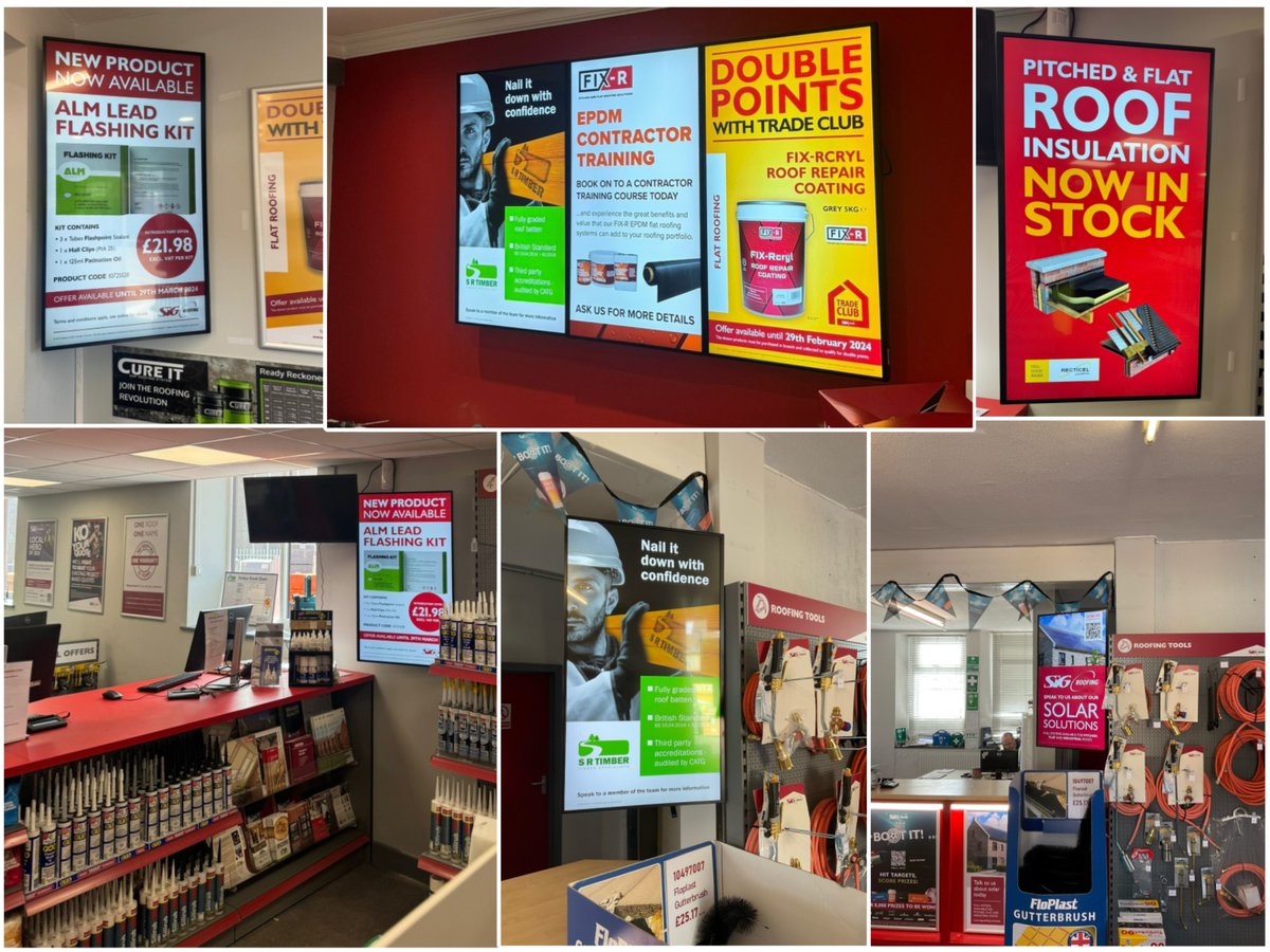 Mid West Displays (@midwestdisplays) on Twitter photo we are nearing completion on a major #digitalscreen rollout for <a href="/SIGRoofing/">SIG Roofing</a> In less than eight months, screens have been installed in 75 locations with more installations to come before the project's completion. Read more midwestdisplays.co.uk/blogs/case-stu… we are nearing completion on a major #digitalscreen rollout for <a href="/SIGRoofing/">SIG Roofing</a> In less than eight months, screens have been installed in 75 locations with more installations to come before the project's completion. Read more midwestdisplays.co.uk/blogs/case-stu…