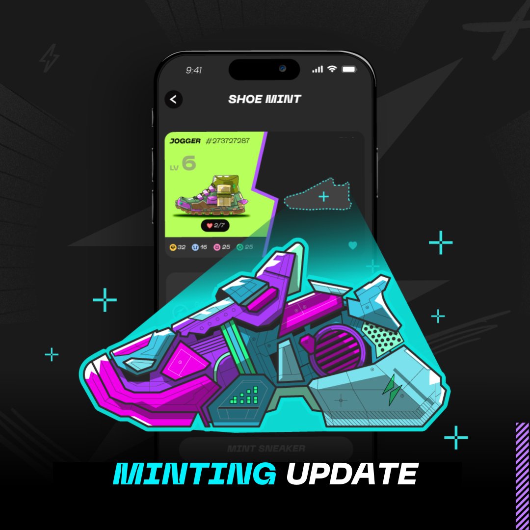 🔔 #STEPNGO Update 🔔

We made a couple of changes to facilitate your progression in the Alpha Testing:
👉 You can now mint two Sneakers of the same side! 👉 GMT is no longer required to level up your Sneaker from level 9 to level 10
⚠️ These special rules temporarily apply