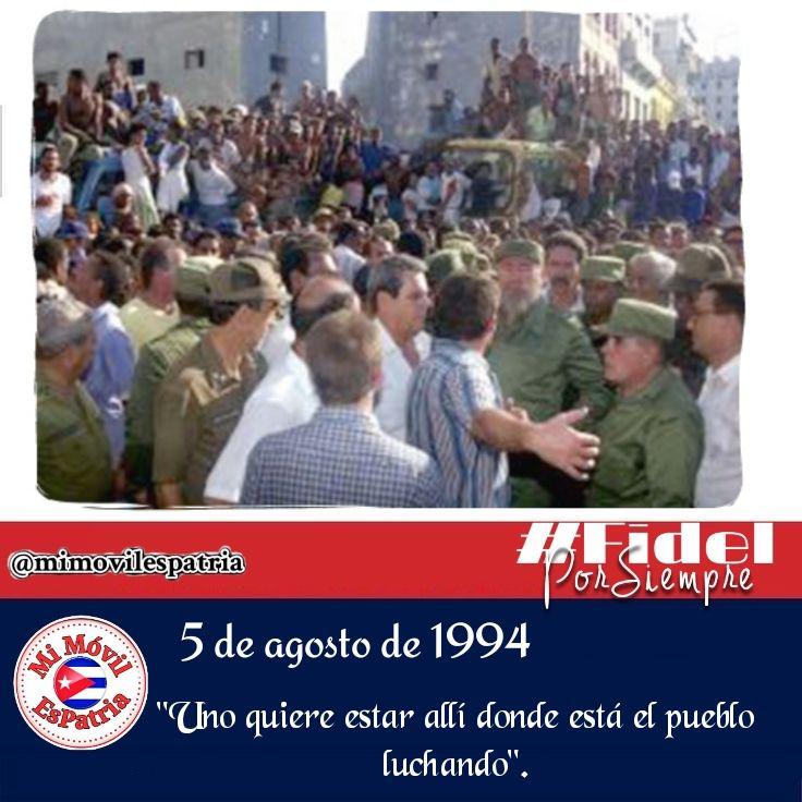 Hace 30 años ocurrieron estos hechos,¡cuánto ha llovido hasta hoy! #Cuba 🇨🇺 no olvida y sus hijos no olvidamos aquel momento en que junto al pueblo apareció #Fidel ,el GIGANTE, y convirtió en VICTORIA popular aquella situación.
#CubaEnModoVictoria
#FidelPorSiempre