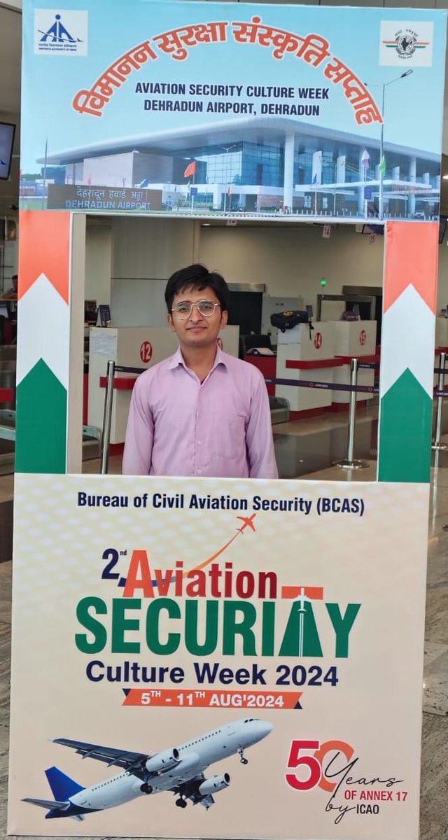 aaidoonairport's tweet photo. On the occasion of #AirportSafetyCultureWeek2024 , in order to create awareness among the passengers regarding #AviationSecurity , Selfie Points are set up at various locations at #DehradunAirport .
#See_It
#Say_It
#Secure_It https://t.co/1FAOe5GSuG
