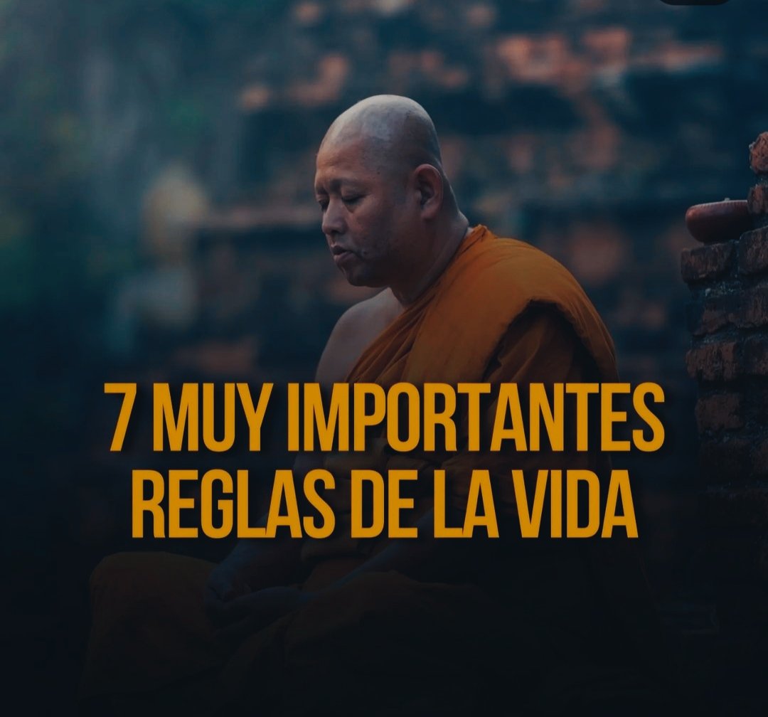 7 REGLAS CLAVES DE VIDA QUE DEBES SEGUIR 🌟 

-HILO-