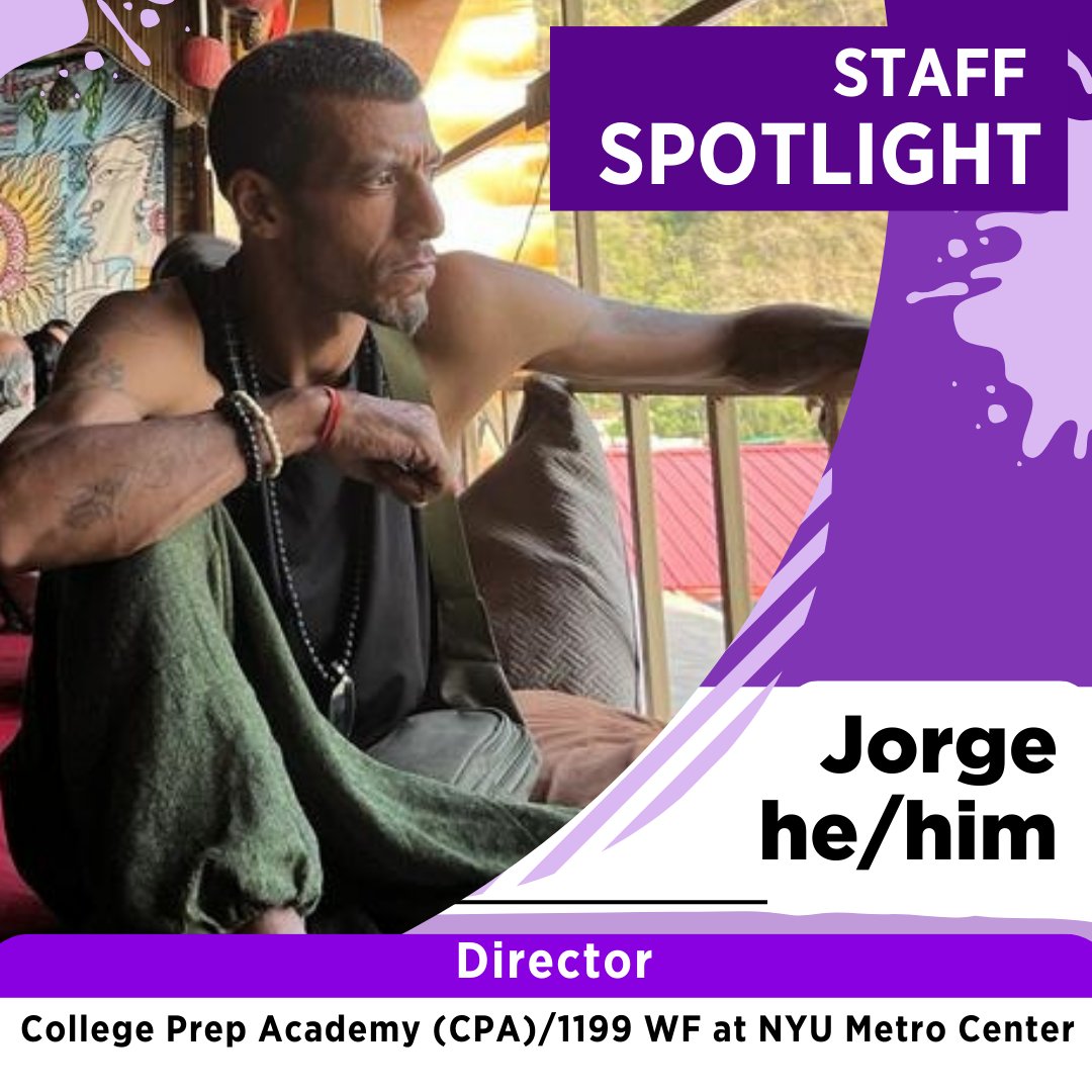 metronyu's tweet image. Meet Jorge! He is the Director of the #CollegePrepAcademy (CPA)/1199 WF @metronyu. CPA works closely with #highschoolstudents &amp;amp; #families, helping them to achieve their dreams of #collegeacceptance, academic &amp;amp; #careersuccess. Learn more here: bit.ly/3Ywo8PR