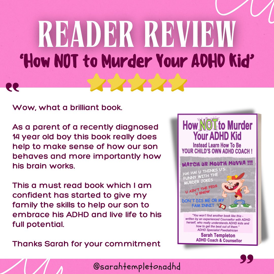 4 years after my first book was published … beyond  thrilled it’s still helping parents of ADHD kids’