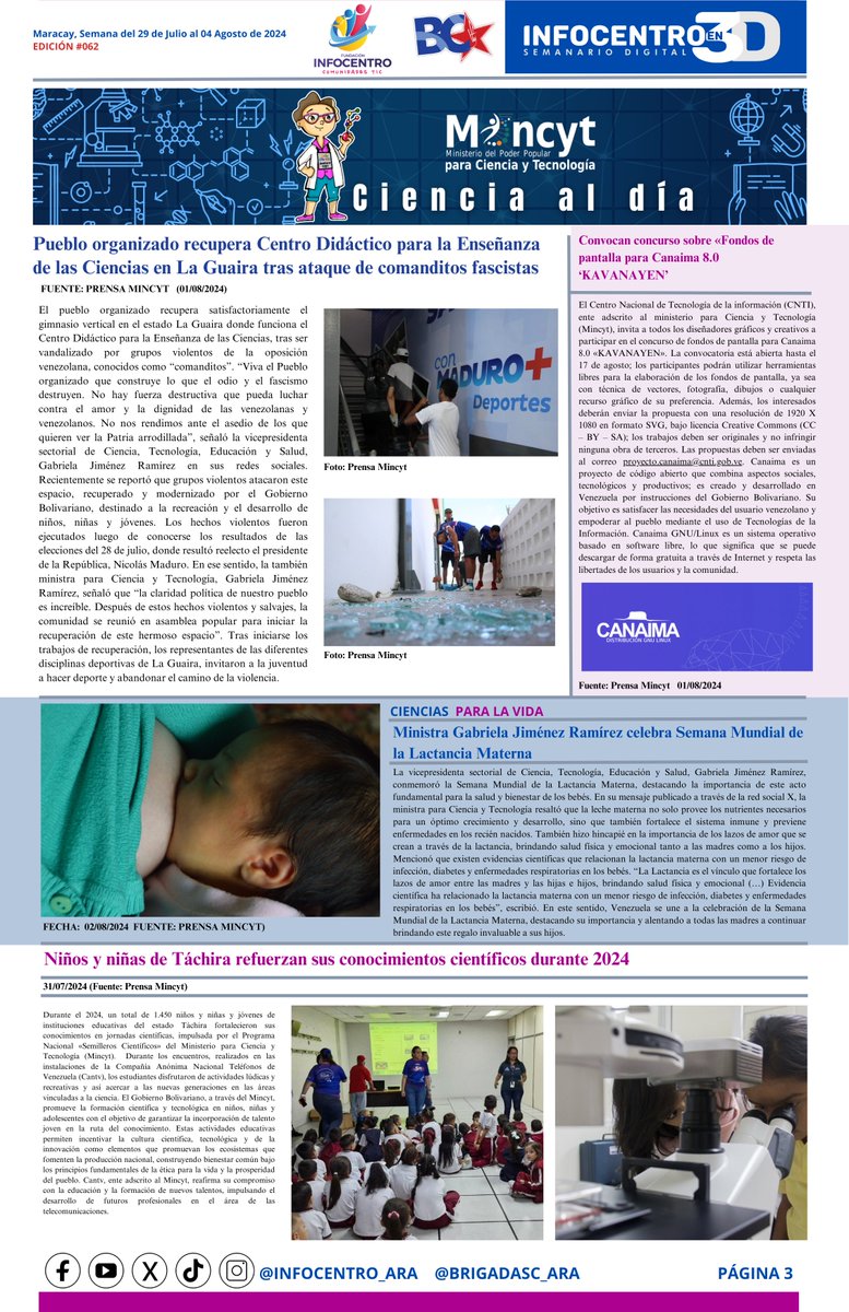 Infocentro Aragua tweet media