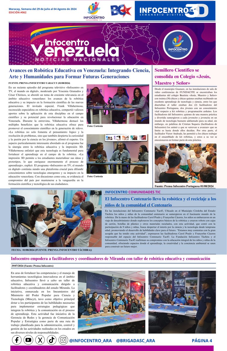 Infocentro Aragua tweet media