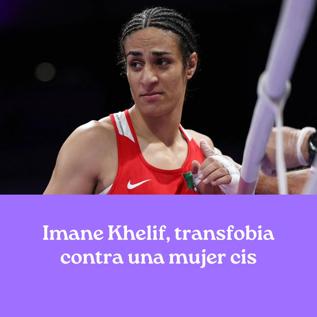 ATA_Trans's tweet photo. 🔴 Imane Khelif, transfobia contra una mujer cis

📄 La transfobia no es una ideología de odio sólo contra las personas trans, sino contra cualquier persona que se aleje de los cánones que el patriarcado ha definido.

👇Noticia en el siguiente enlace:
https://t.co/TRZNicX730 https://t.co/0DQmJSNKpD