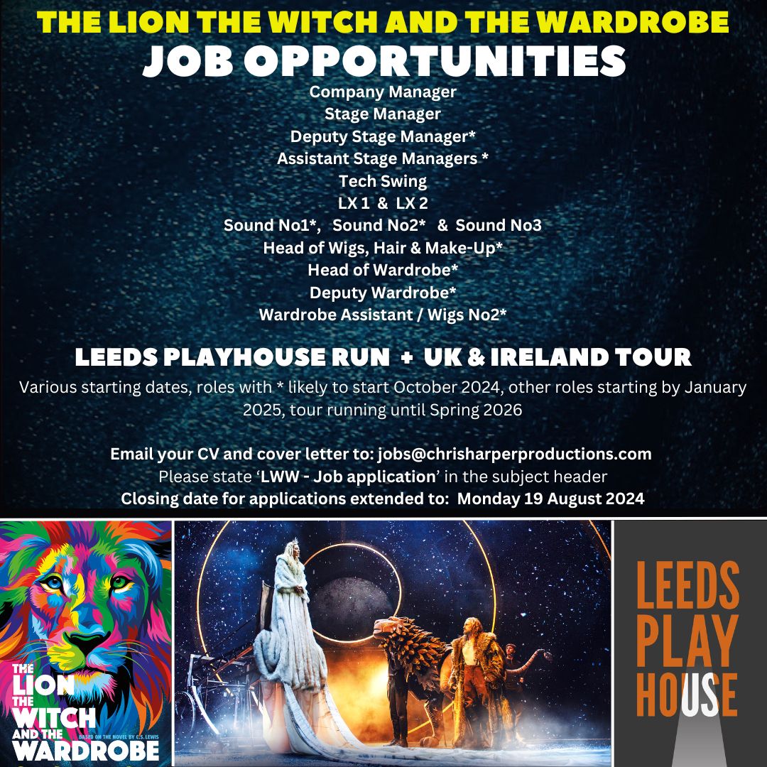 Check out the latest opportunities to join the LWW team! Apply before Monday 19th August 2024 ✨✨