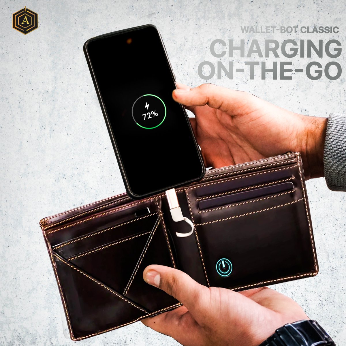 aristavault's tweet photo. Your classic choice for a safer journey - wallet bot classic!
Features:
1. Inbuilt power bank - ch
2. Ring your phone/wallet
3. GPS tracker
4. Premium Leather
#smartwallets #smartluggage #switch2smart #genjarviz #aristabond #securingbonds #luggagethatcantakecareofitself https://t.co/qAAVARfPs0