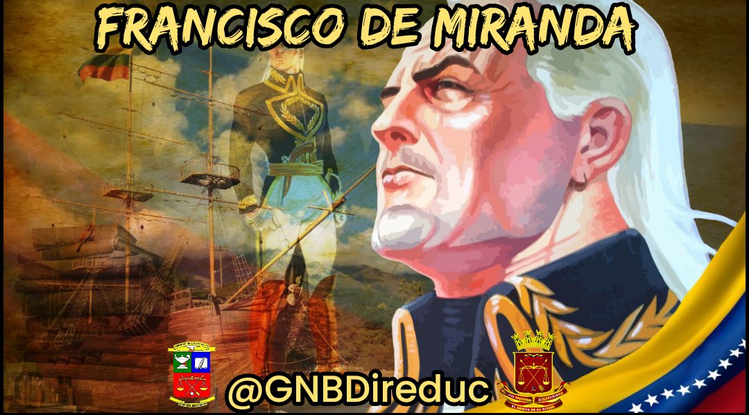 #5Jul "El deber de todo hombre es contribuir a la grandeza de su patria; el sacrificio por la libertad es el mayor honor." Francisco de Miranda.