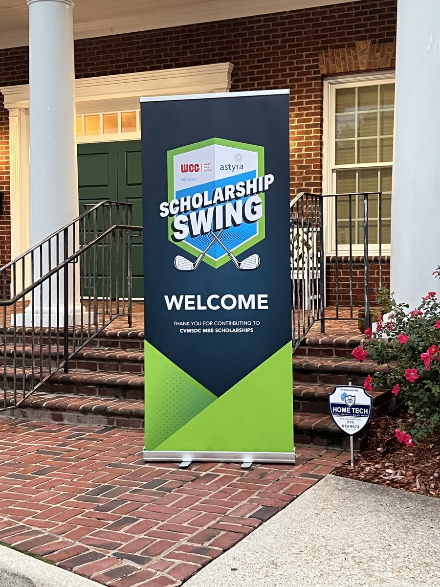 It begins…#ScholarShipSwing #GolfForGood #CVMSCD