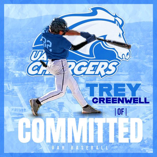 Blessed to announce my commitment to The University of Alabama-Huntsville to further my academic and baseball career! First off I want to thank God as nothing is possible without him. Next I want to thank my parents, coaches, and everyone that has helped me get here! Go Chargers!