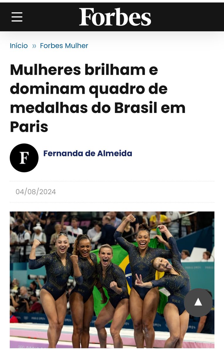 Essas Olimpíadas sem sombra de dúvidas é das mulheres nas diversas áreas, em equipe, individual, no judô, na ginástica, no skate, no boxe, no vôlei, no futebol, no handebol, estamos reintegrando posse do poder como diz <a href="/malunguinho/">Erica Malunguinho</a> e reconstruindo a história do esporte mundial!