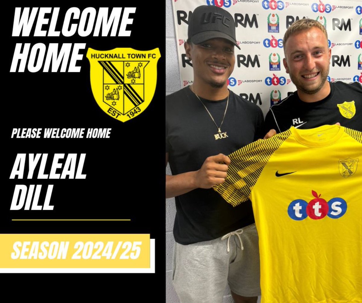 HucknallTownFc's tweet photo. We are pleased to welcome back Ayleal Dill to the club. https://t.co/u3QzIYLOc4