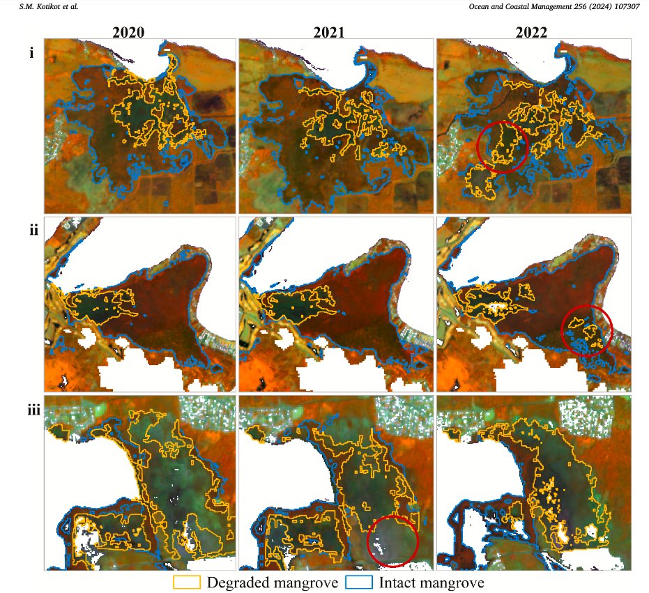 Great new paper out by Susan Kotikot, a collaboration between <a href="/SmithsonianEnv/">SmithsonianEnv</a>, <a href="/penn_state/">Penn State</a>, <a href="/SamfordU/">Samford University</a>, <a href="/UVIROTC/">University of the Virgin Islands (UVI) ROTC</a>, FWC fish and wildlife research institute, <a href="/NOAAFisheriesSE/">NOAA Fish Southeast</a> building a mangrove ecosystem monitoring tool.
authors.elsevier.com/c/1jYOg3RKK--r…