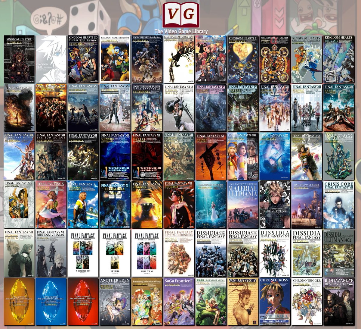 TheVGLibrary's tweet image. Alright all you RPG nerds 📢

#TheVideoGameLibrary is now your one-stop resource for details on EVERY published #Ultimania.

From #KingdomHearts and #FinalFantasy to #ChronoTrigger and ....#ResidentEvil?

Spread the word, and feel free to browse around 👇
thevideogamelibrary.org/blog/hashtags/…
