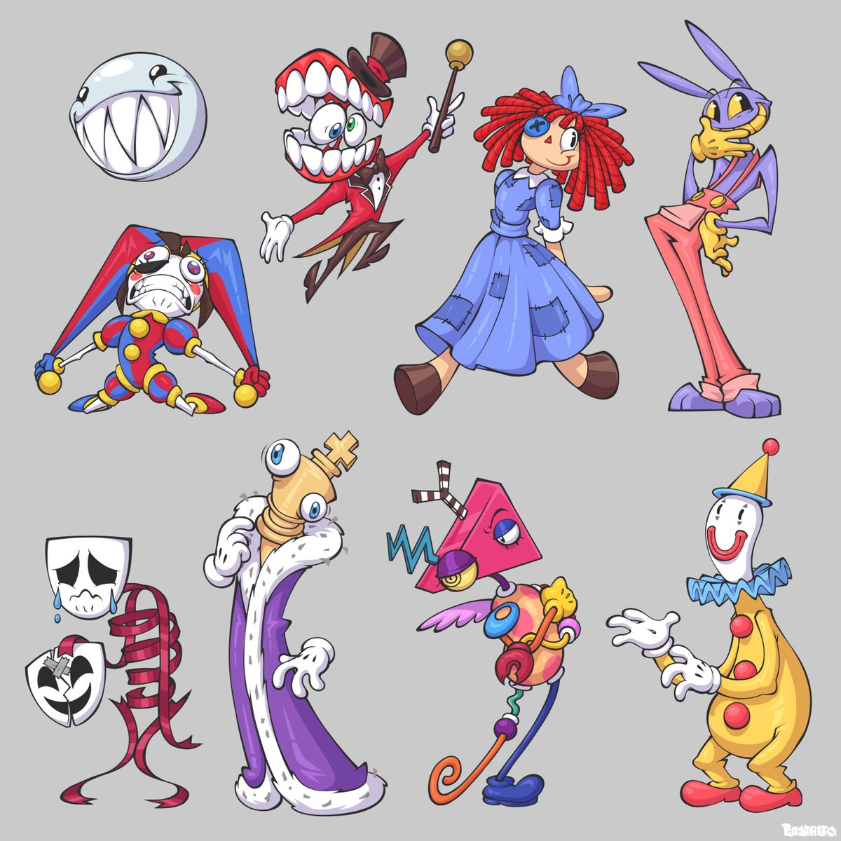 ElCajarito's tweet image. I love these goofs a lot, so I drew them again because I can&apos;t get out of my head their silly designs~ 💛

⁽ᵖᵒˢᵗᵉᵈ ᵃᵍᵃⁱⁿ ᵇᵉᶜᵃᵘˢᵉ ⁱ ᶠⁱˣᵉᵈ ᵃ ᵗⁱⁿʸ ᵐⁱˢᵗᵃᵏᵉ ᵒⁿ ᵏⁱⁿᵍᵉʳ&apos;ˢ ᶜᵃᵖᵉ ˡᵒˡ⁾