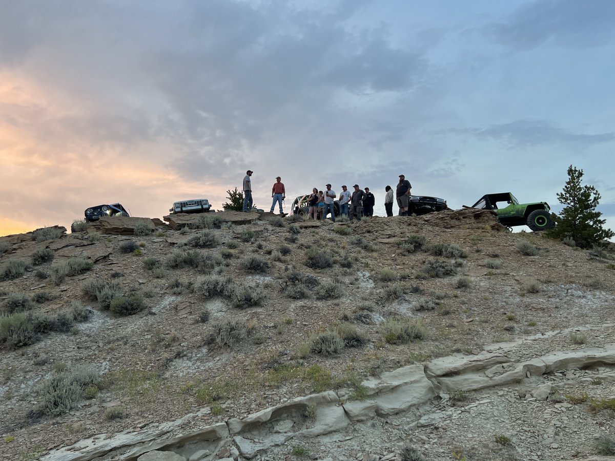 Observers Watch Buggies Below
We followed Drew Dye to this overlook to watch the buggies climbing the rocks below. Of course, you can see I didn't stick around. I wanted to be closer to the action. If you know anything about my filming, you know I couldn't stay up on top.

#jeep
