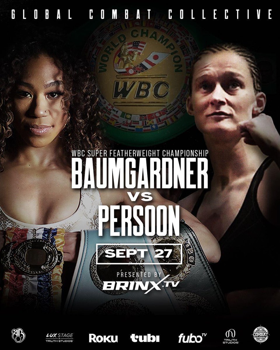 phenixrts's tweet photo. On Sep 27, our partner @brinx_tv will be live streaming a @WBCBoxing special with the largest purse $$$$ in female boxing history - @alyciambaum vs. Delfine Persoon - in REAL TIME powered by Phenix! You don't want to miss this!

Read more here: https://t.co/kXvFut4CjA https://t.co/pWAWxovn7G