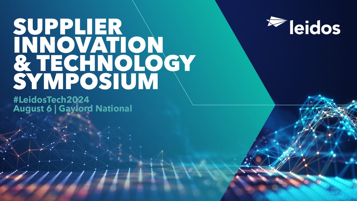 We look forward to showcasing our RF and wireless technologies at the 2024 Leidos Supplier Innovation &amp; Technology Symposium in Washington, D.C. on August 6. This includes the debut demonstration of our SMART Edge Device product line.

📰: bit.ly/46DEwjA

#LeidosTech2024