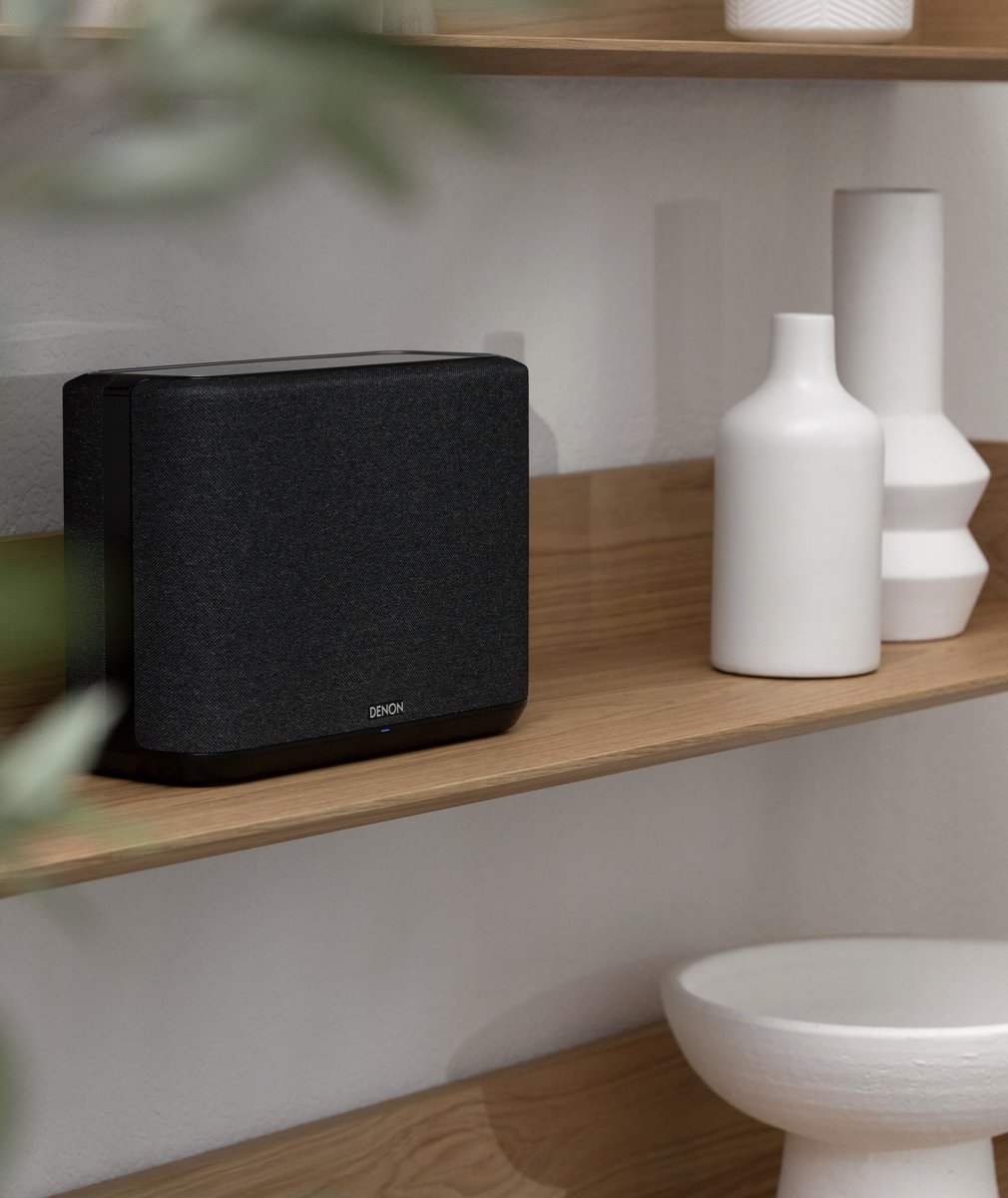 DenonAmerica's tweet photo. Denon Home 250 features two dynamic 3/4” tweeters, two powerful 4” mid-bass drivers, a responsive 5 1/4” passive radiator and sound master tuning for exceptional sound quality from a single speaker. 

The only question is which color you're going with. https://t.co/hx4kNgOlhf https://t.co/dyvbxEIKQg